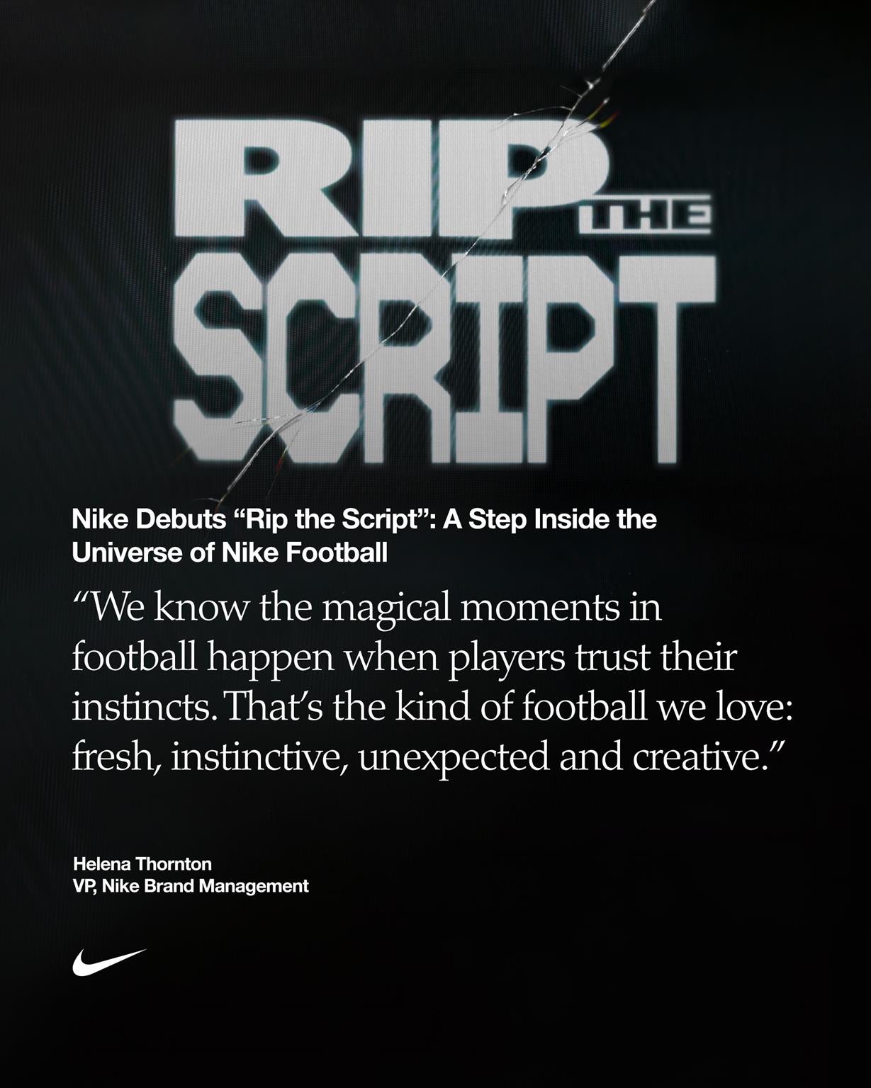 Nike lancia Rip the Script Ronaldo, Mbappé, Haaland e Vini Jr.