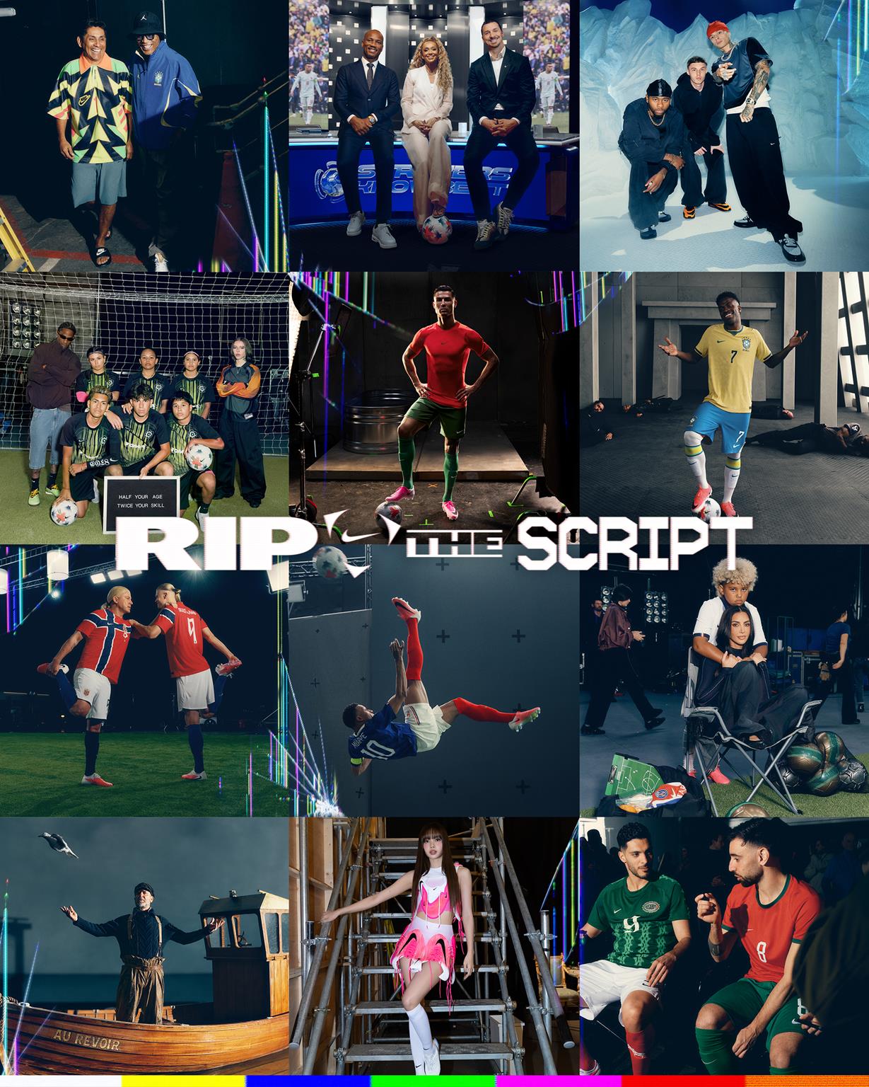Nike lancia Rip the Script Ronaldo, Mbappé, Haaland e Vini Jr.