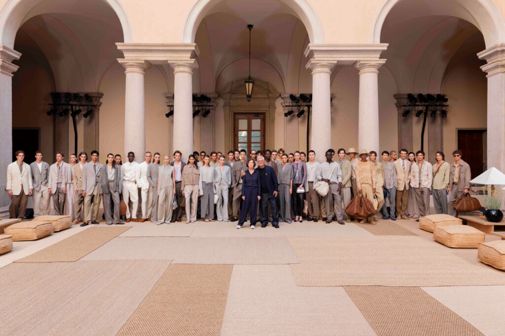Silvana Armani and Leo Dell'Orco with models_SGP