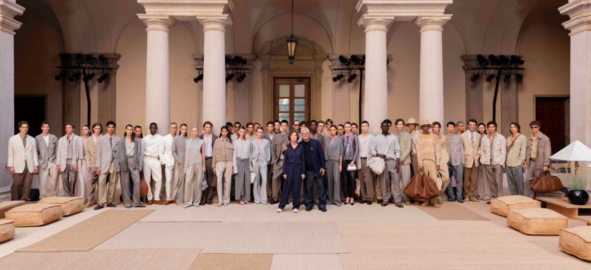 Silvana Armani and Leo Dell'Orco with models_SGP