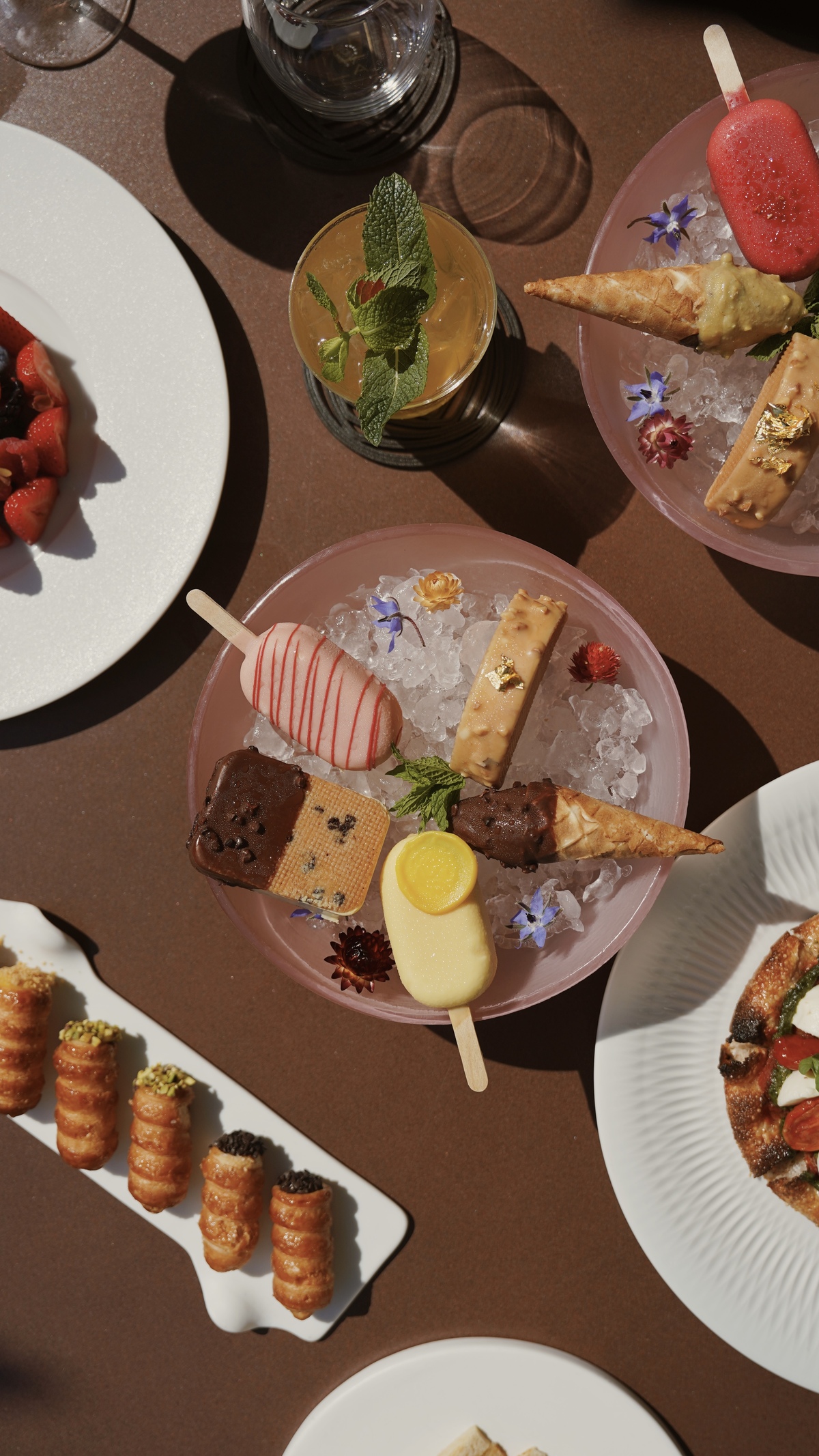 tavola Four Seasons Hotel summer merenda gelati