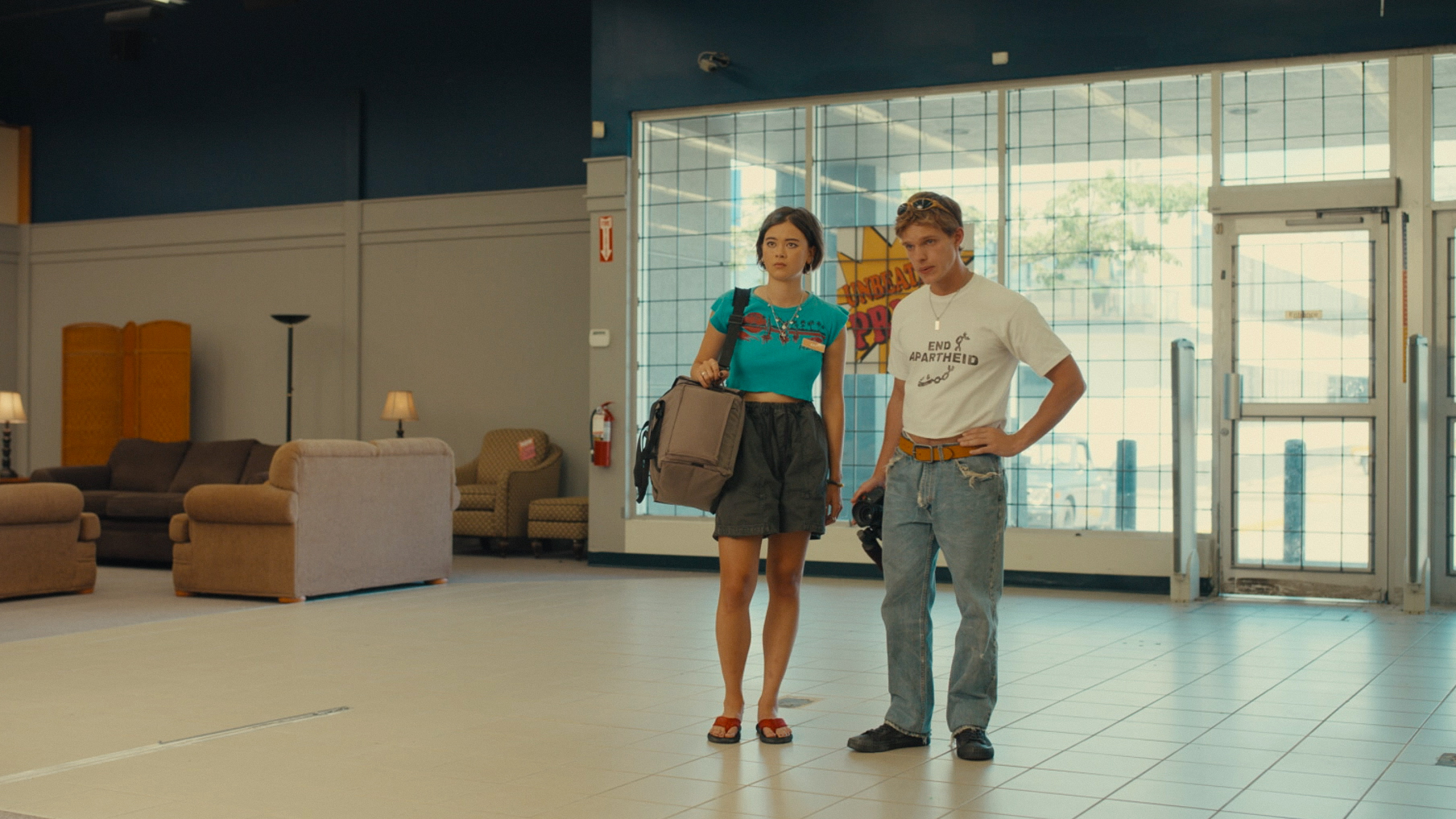 (L-R) Lukita Maxwell, Finn Bennett Credit: Courtesy of A24