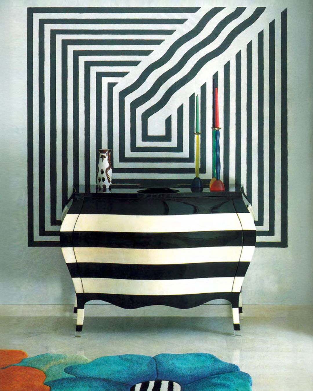 Cassettiera Zebra