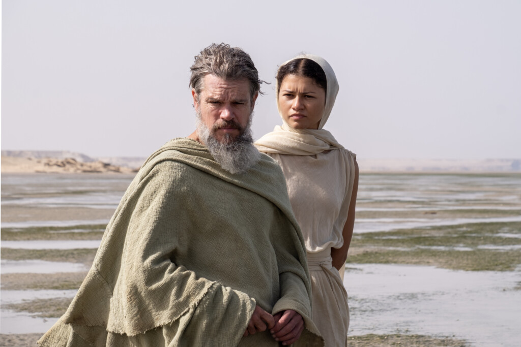 Matt Damon e Zendaya in Odissea