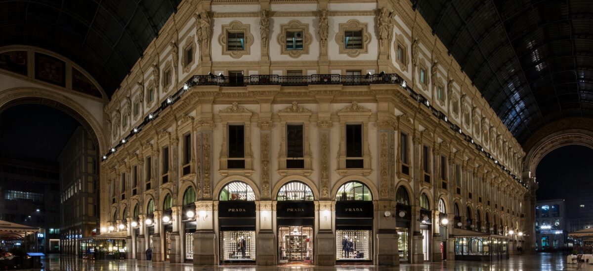 Prada Galleria Vittorio Emanuele II opening experience