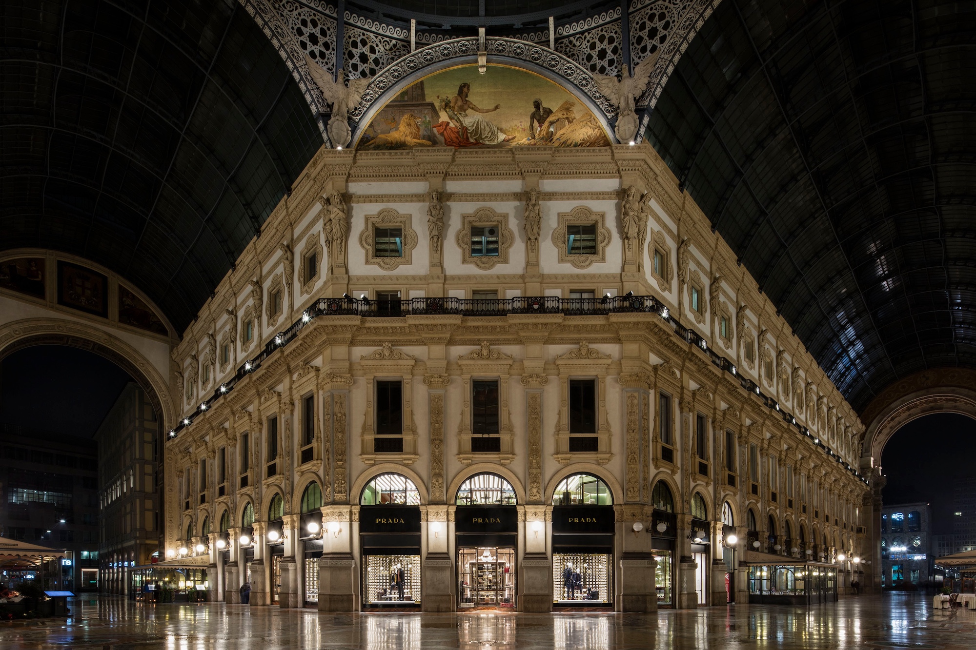 Prada Galleria Vittorio Emanuele II opening experience