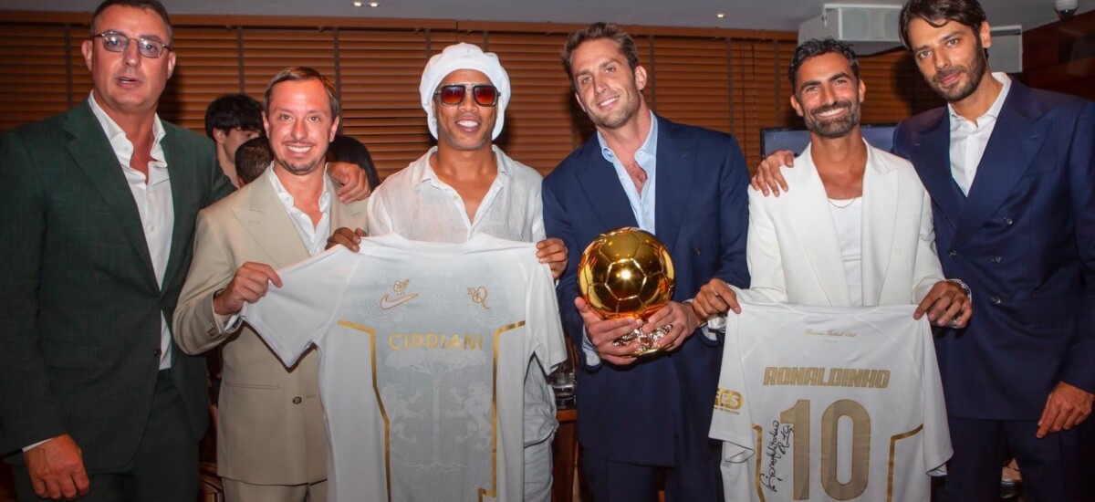 Ronaldinho x Ravenna by Cipriani reinterpreta la jersey
