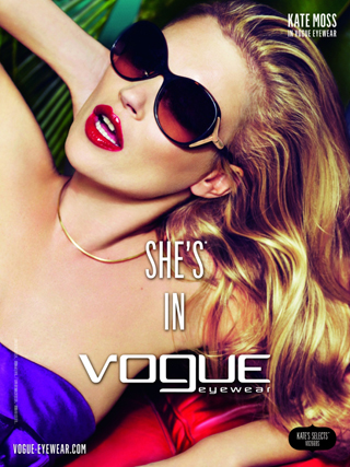Kate Moss per Vogue Eyewear