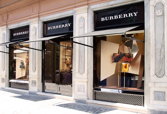 Boutique Burberry a Roma