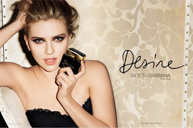Scarlett Johansson per Desire by Dolce & Gabbana