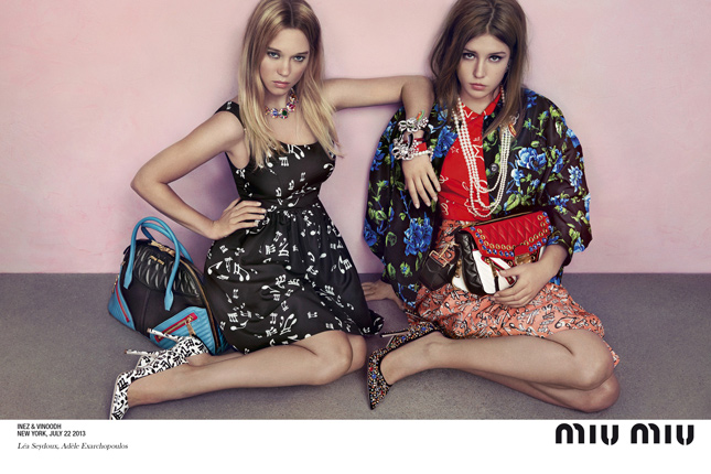 Miu Miu advertising campaign 