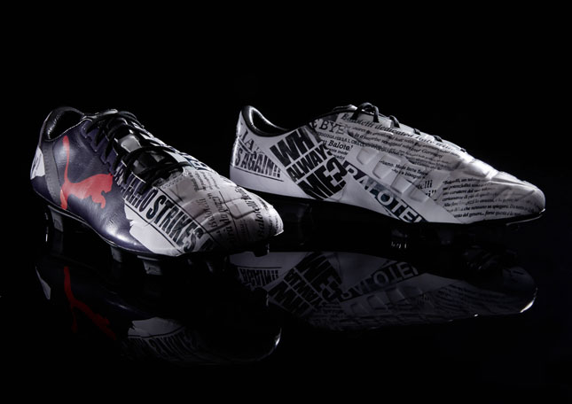 Le nuove scarpe da calcio di Mario Balotelli, le evoPOWER Stamp, Puma