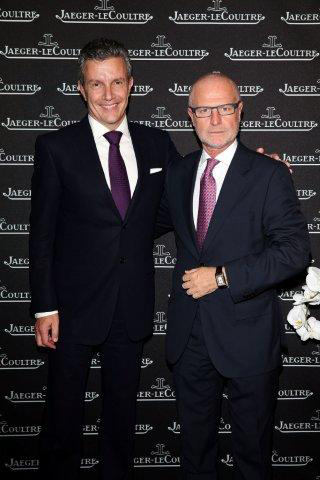 Daniel Riedo, CEO Jaeger-LeCoultre e Claudio Angè, Direttore Jaeger-LeCoultre Italia