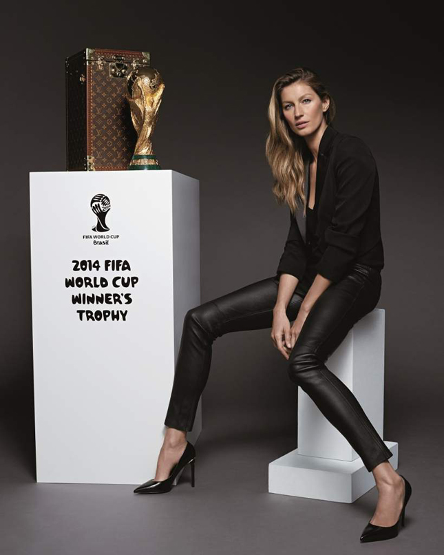 Louis Vuitton e Gisele Bündchen per la finale dei Mondiali 2014