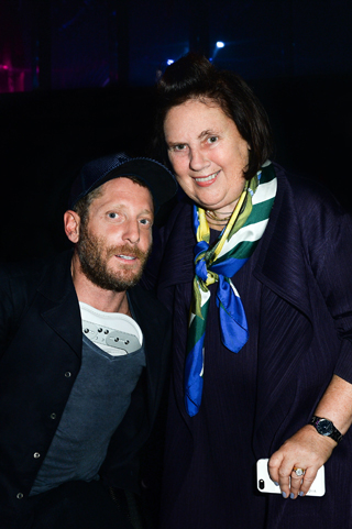 Lapo Elkann e Suzy Menkes