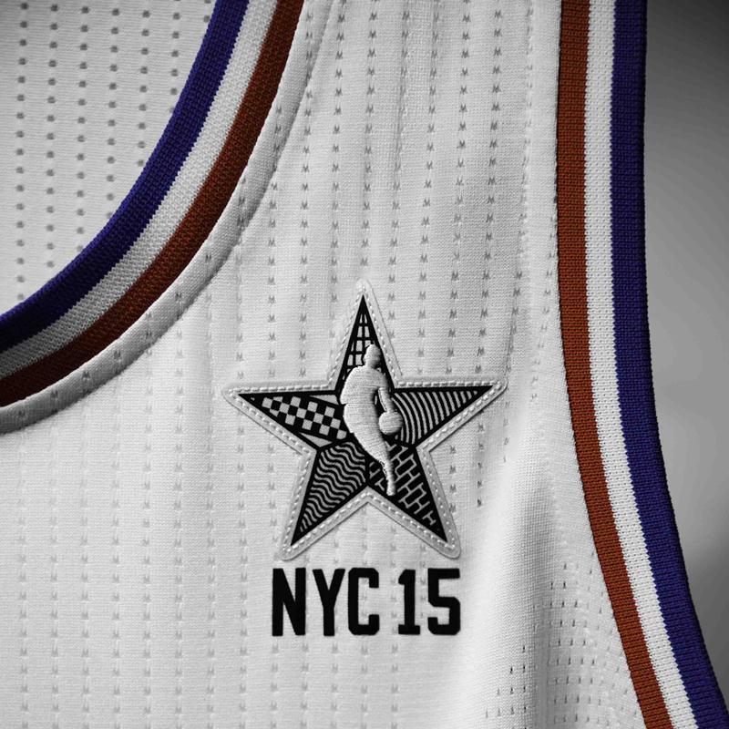 adidas NBA All-Star 2015 East Jersey, Front Patch, Sq