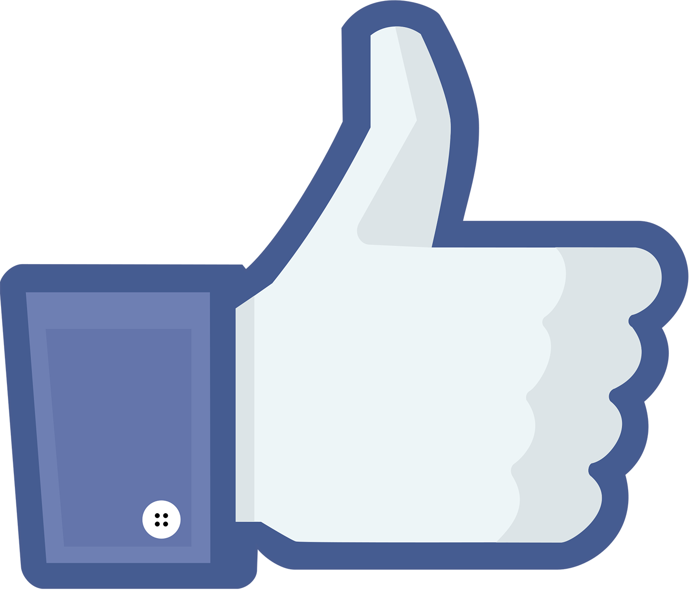 Facebook like thumb