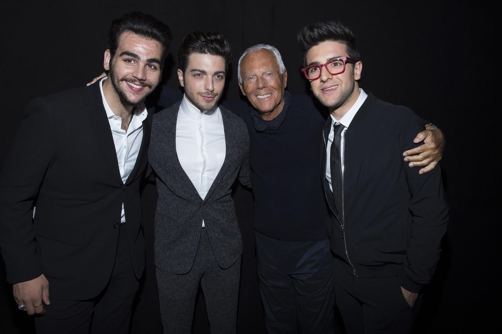 Il Volo e Giorgio Armani
