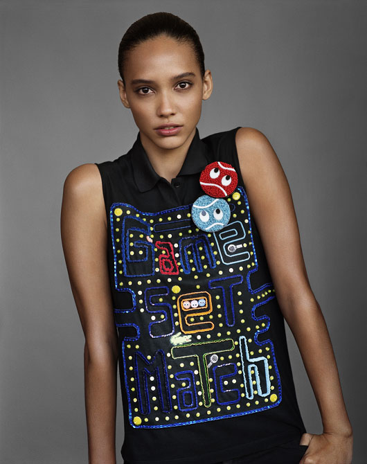 Cora Emmanuel per la capsule collection Lacoste by Lesage