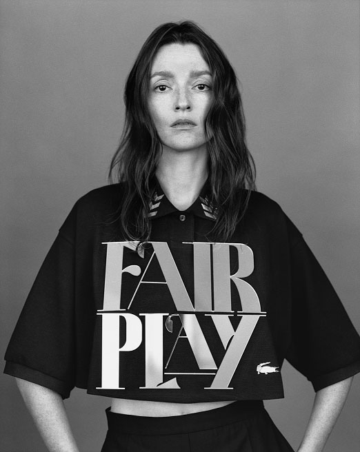 Audrey Marnay per la capsule collection Lacoste by Lesage