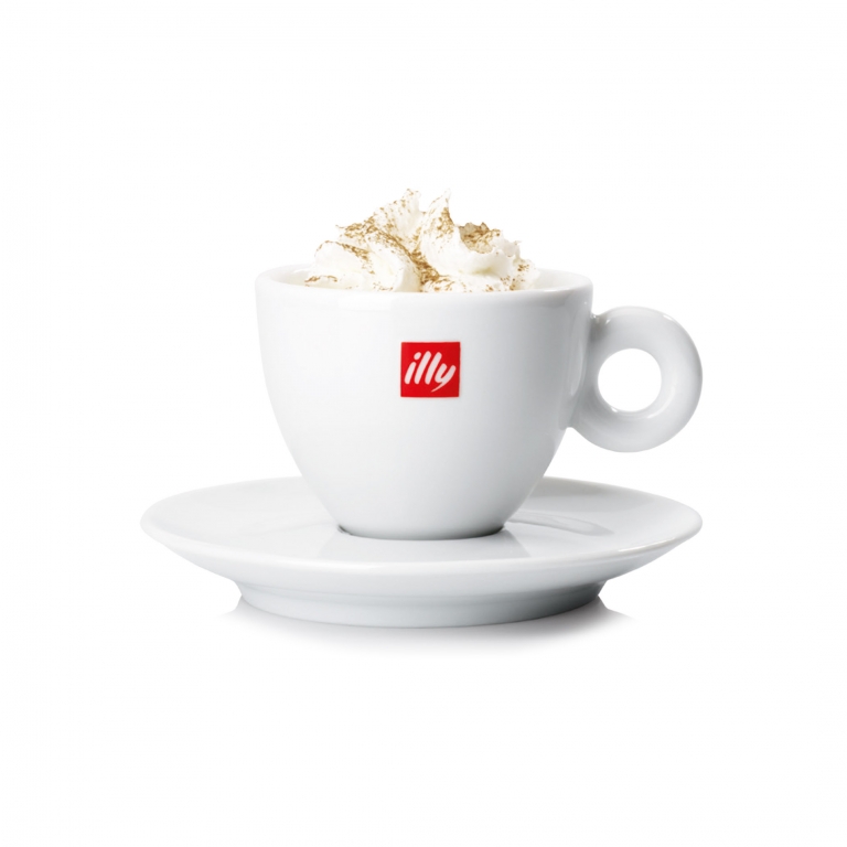 Espresso, latte fresco, panna e zenzero.