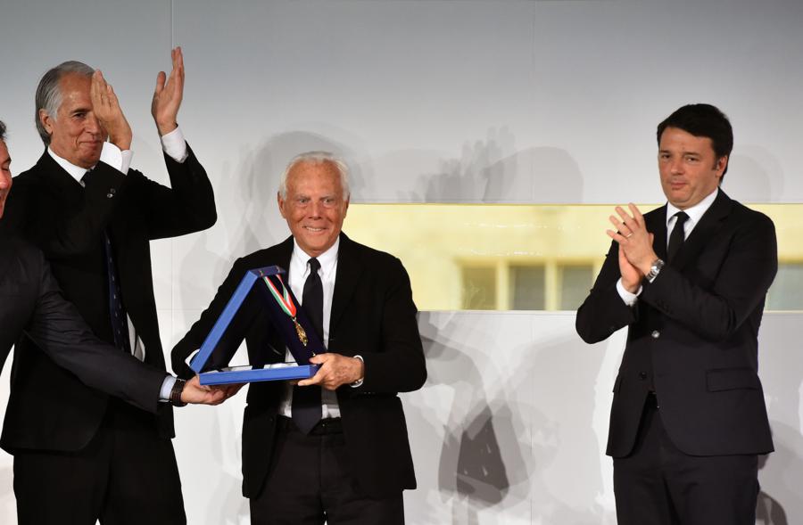 Collare d'oro 2015 Giorgio Armani