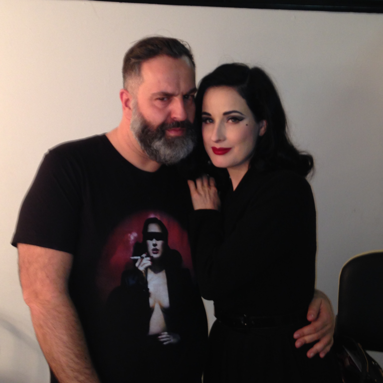 Simone Guidarelli e Dita Von Teese