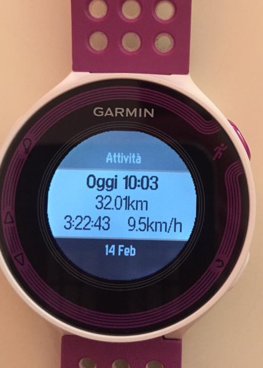 Sport, running 32 km 