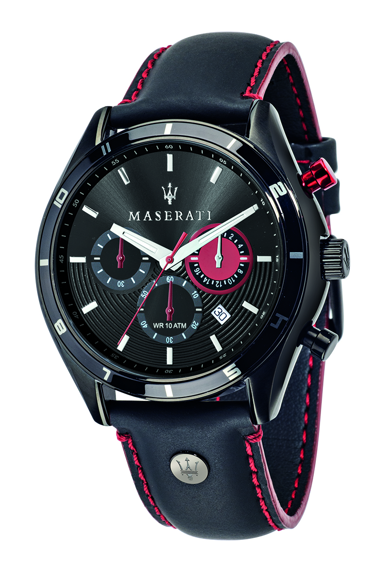 Maserati Orologio Uomo SORPASSO – Automatico, 42mm, Quadrante Blu, Acciaio