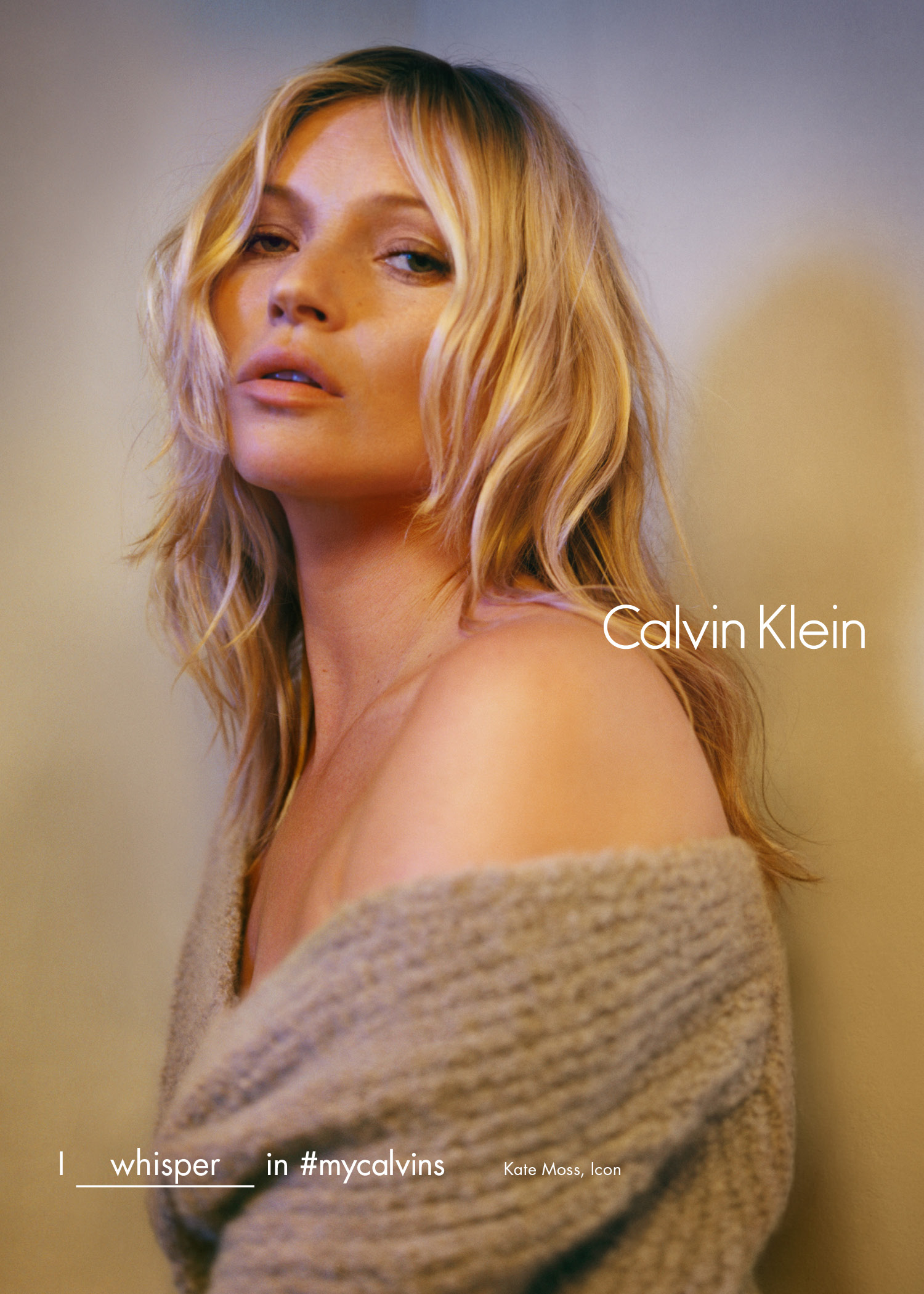 Kate Moss per la nuova campagna Fall 2016 di Calvin Klein