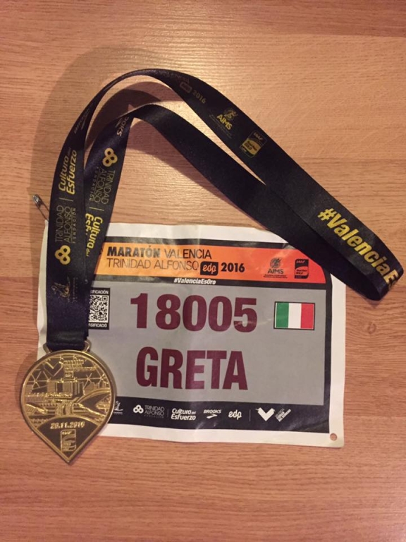 Medaglia Maratona di Valencia