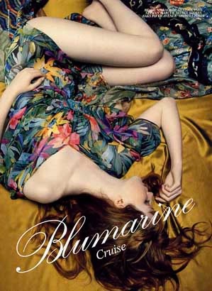 Blumarine Cruise Campaign by Harri Peccinotti