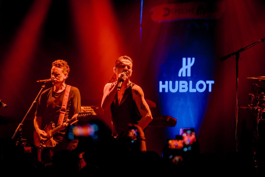 Depeche Mode private concert for Hublot during Baselworld