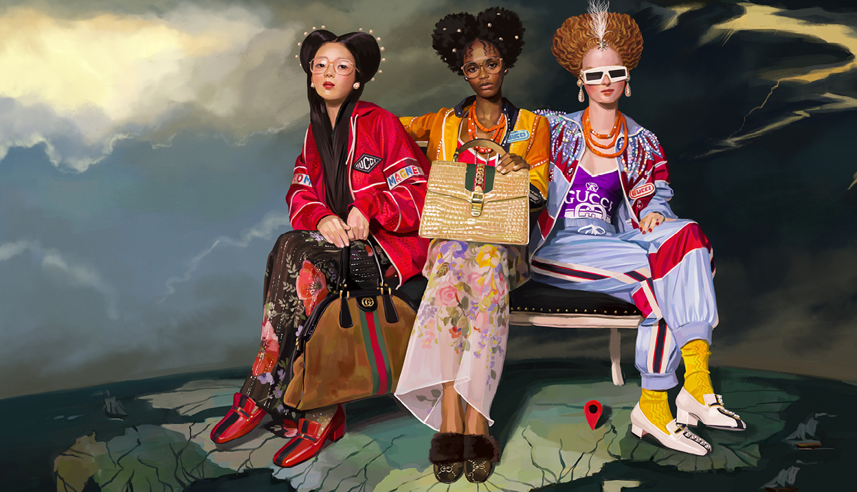 Gucci - Campagna pubblicitaria Spring Summer 2018 ‘Utopian Fantasy’