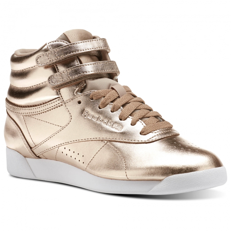 reebok freestyle hi metallic