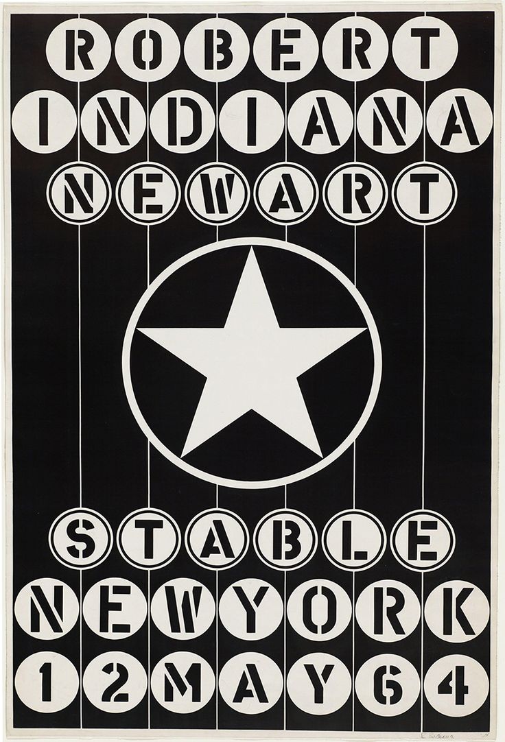 New Art, Stable New York - Robert Indiana - 1964