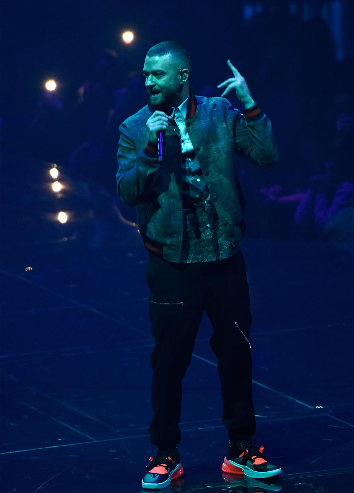 Justin Timberlake in tour Man of the Woods (Photo by Kevin Mazur/Getty Images for Live Nation)