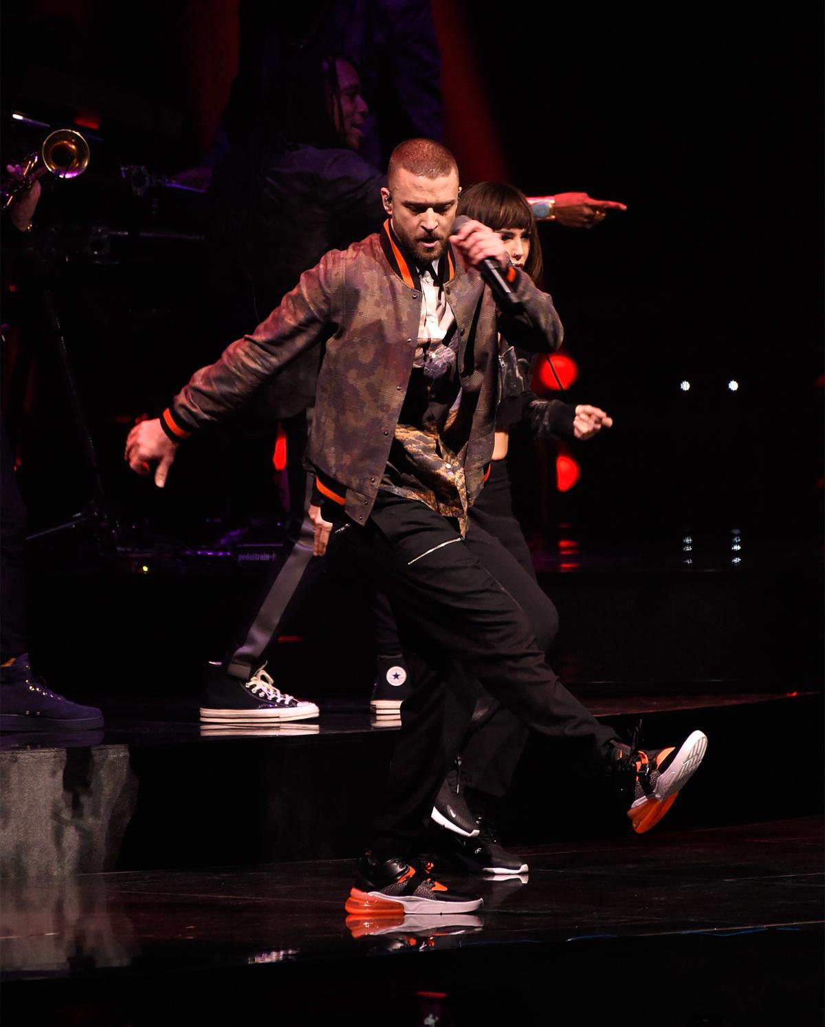 Justin Timberlake in tour Man of the Woods (Photo by Kevin Mazur/Getty Images for Live Nation)