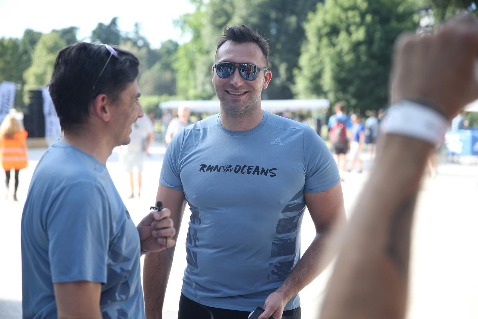 Ian Thorpe a Milano per adidas run for the oceans