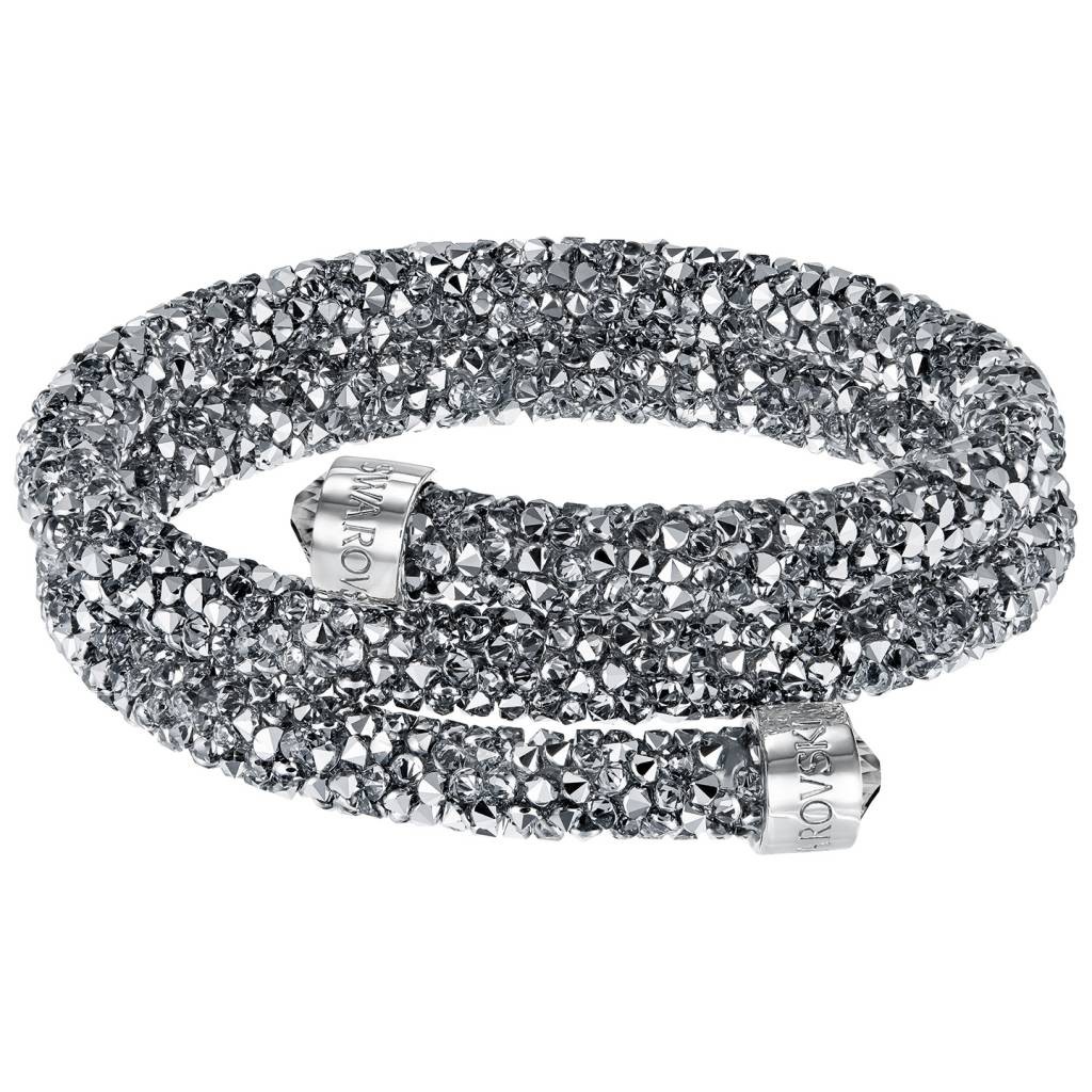 Bracciale Rigido Viceroy Fashion In Acciaio Dorato, Smalto E Cristalli, Diametro 6 Cm