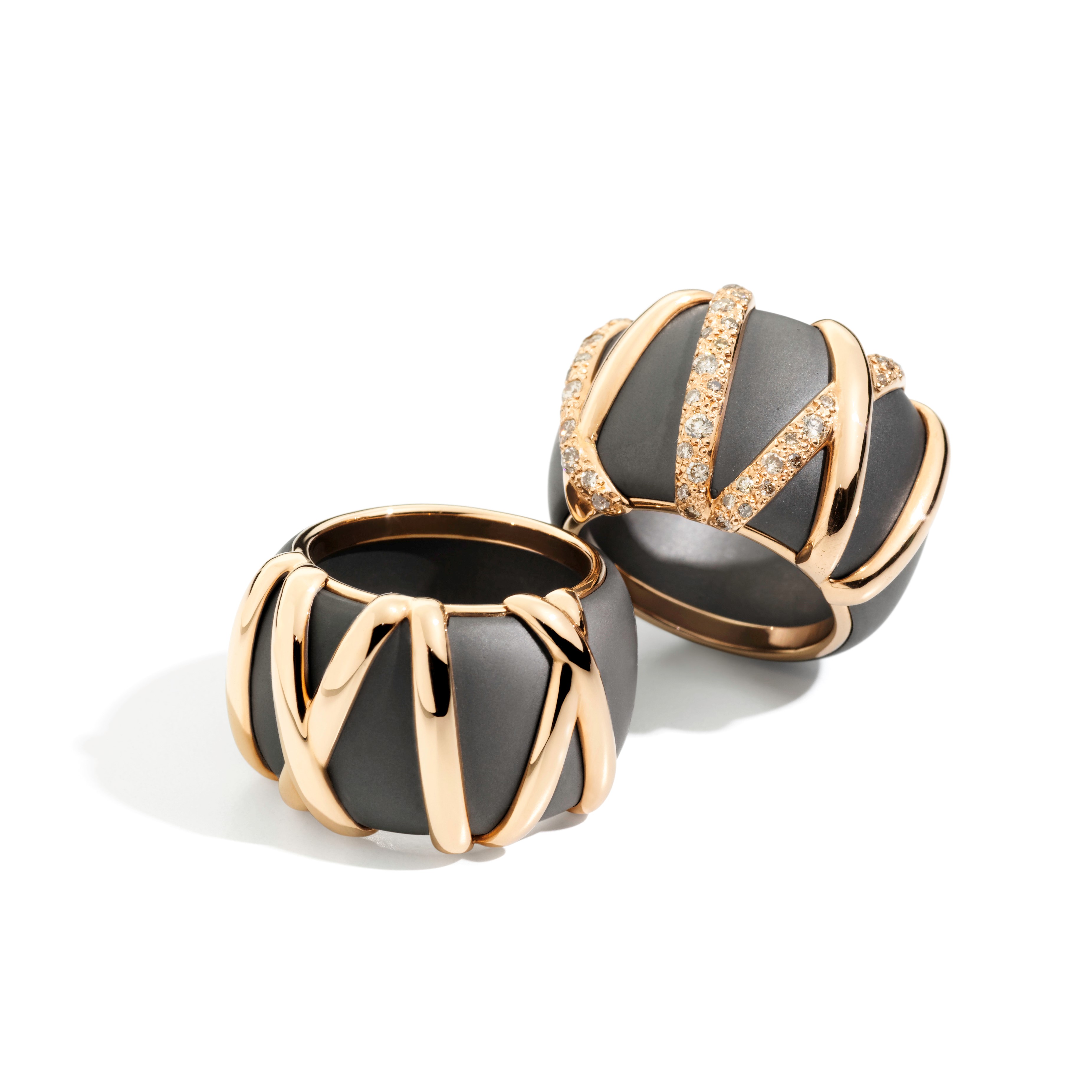 Titanio rings by Pomellato