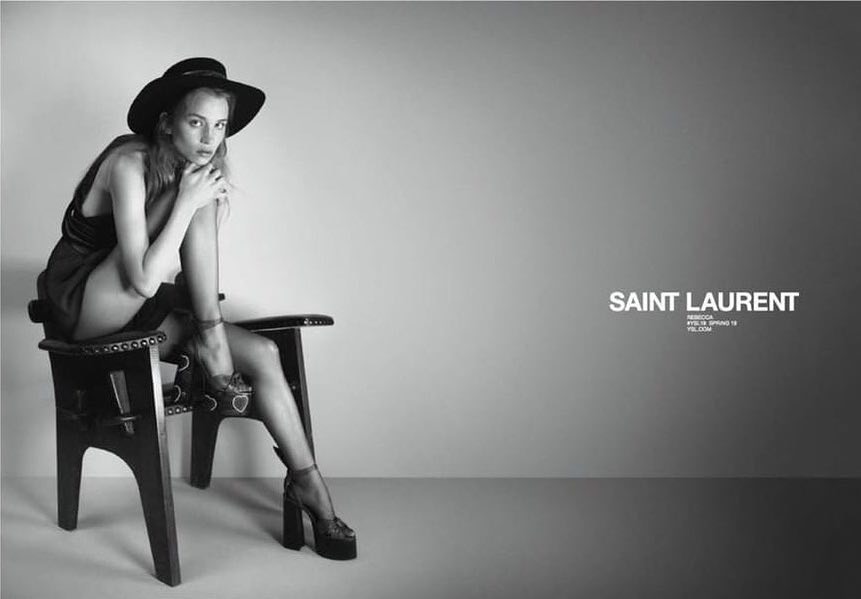 Rebecca Longendyke x Saint Laurent Paris SS 2019