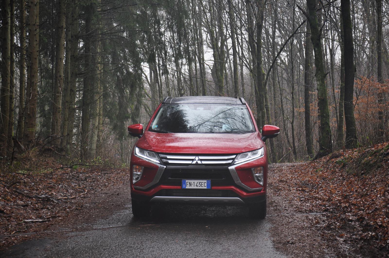 mitsubishi eclipse cross test drive foresta nera germania