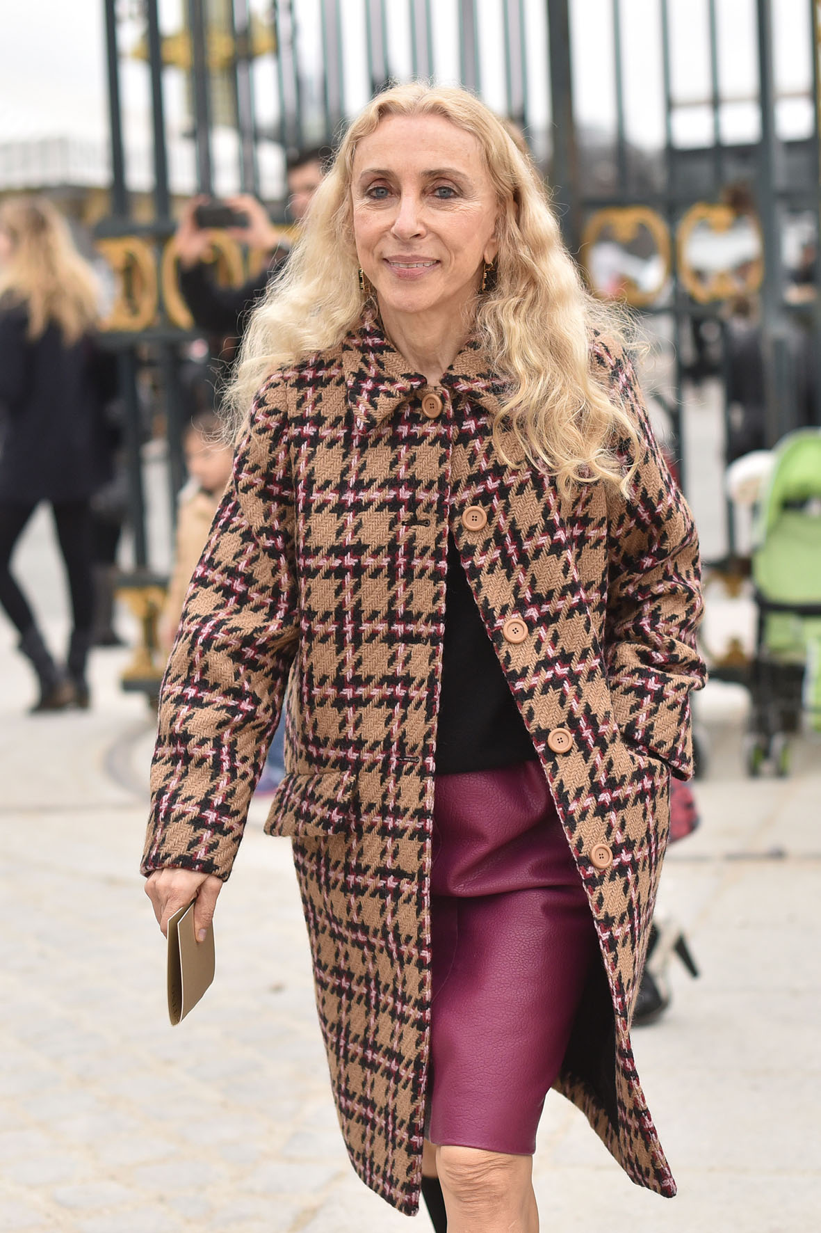 PARIS, FRANCE - MARCH 10: Franca Sozzani arrives at Valentino Fashion Show during Paris Fashion Week Fall Winter 2015/2016 on March 10, 2015 in Paris, France. (Photo by Jacopo Raule/GC Images)