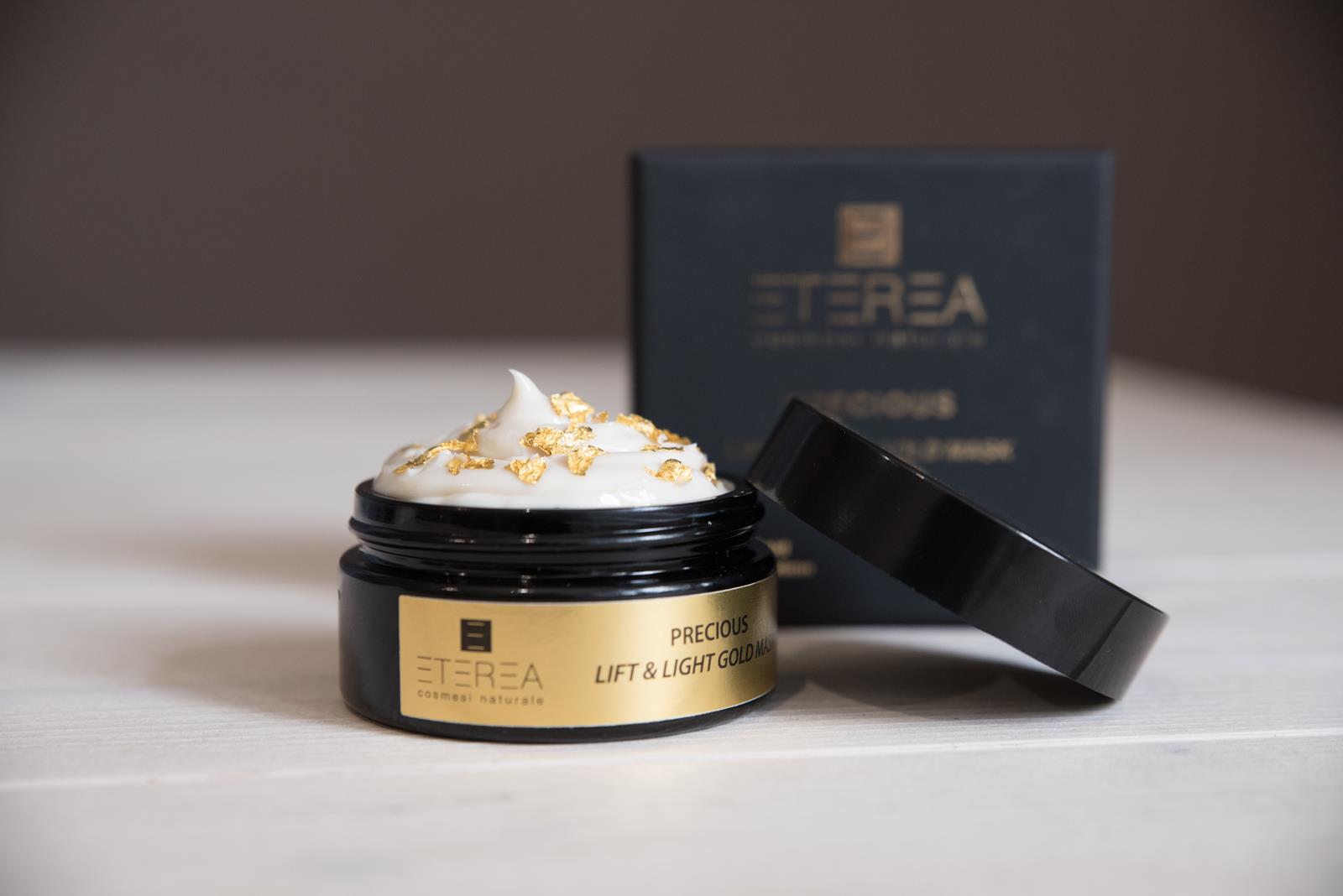 eterea maschera viso oro