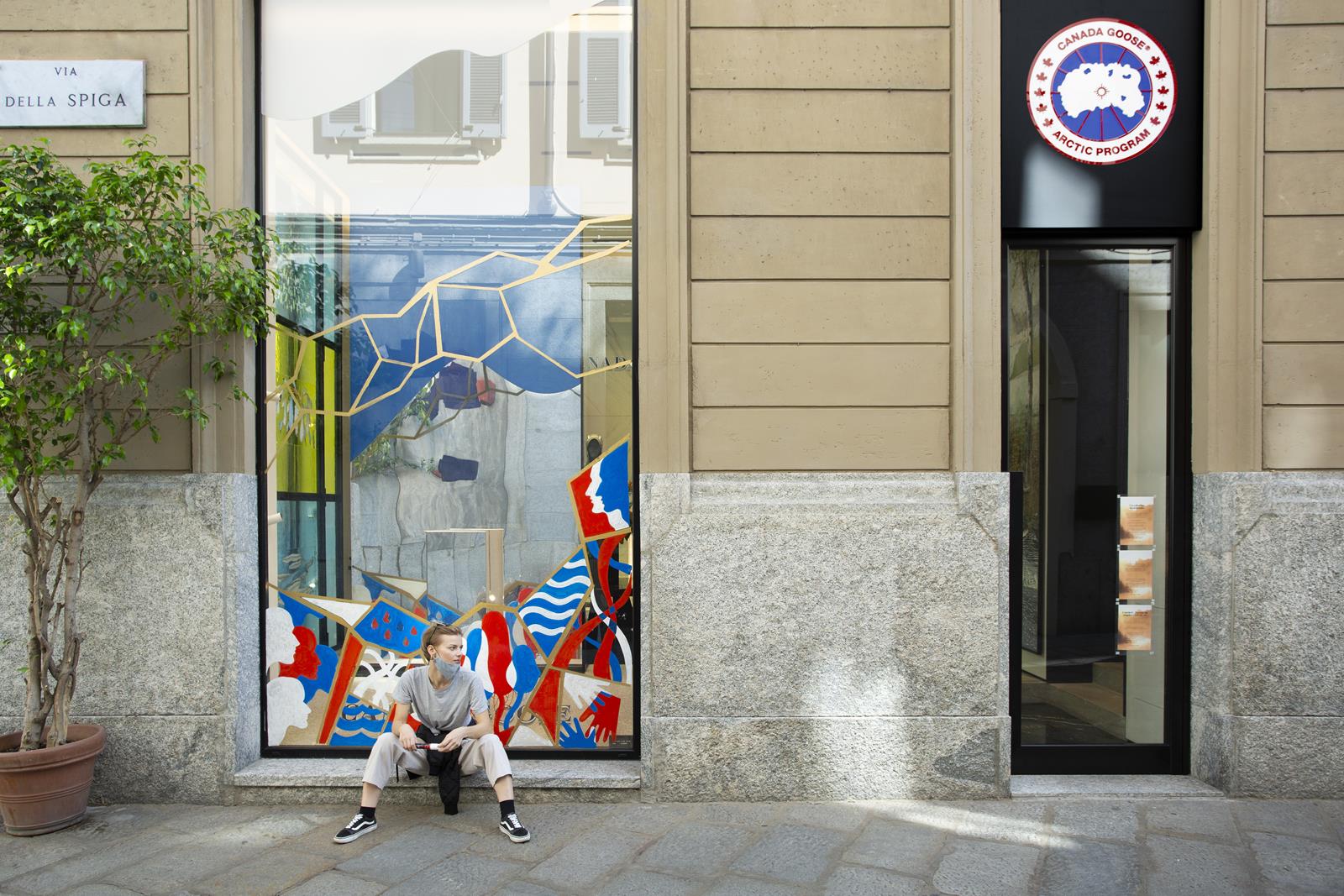 canada goose milano mila leva