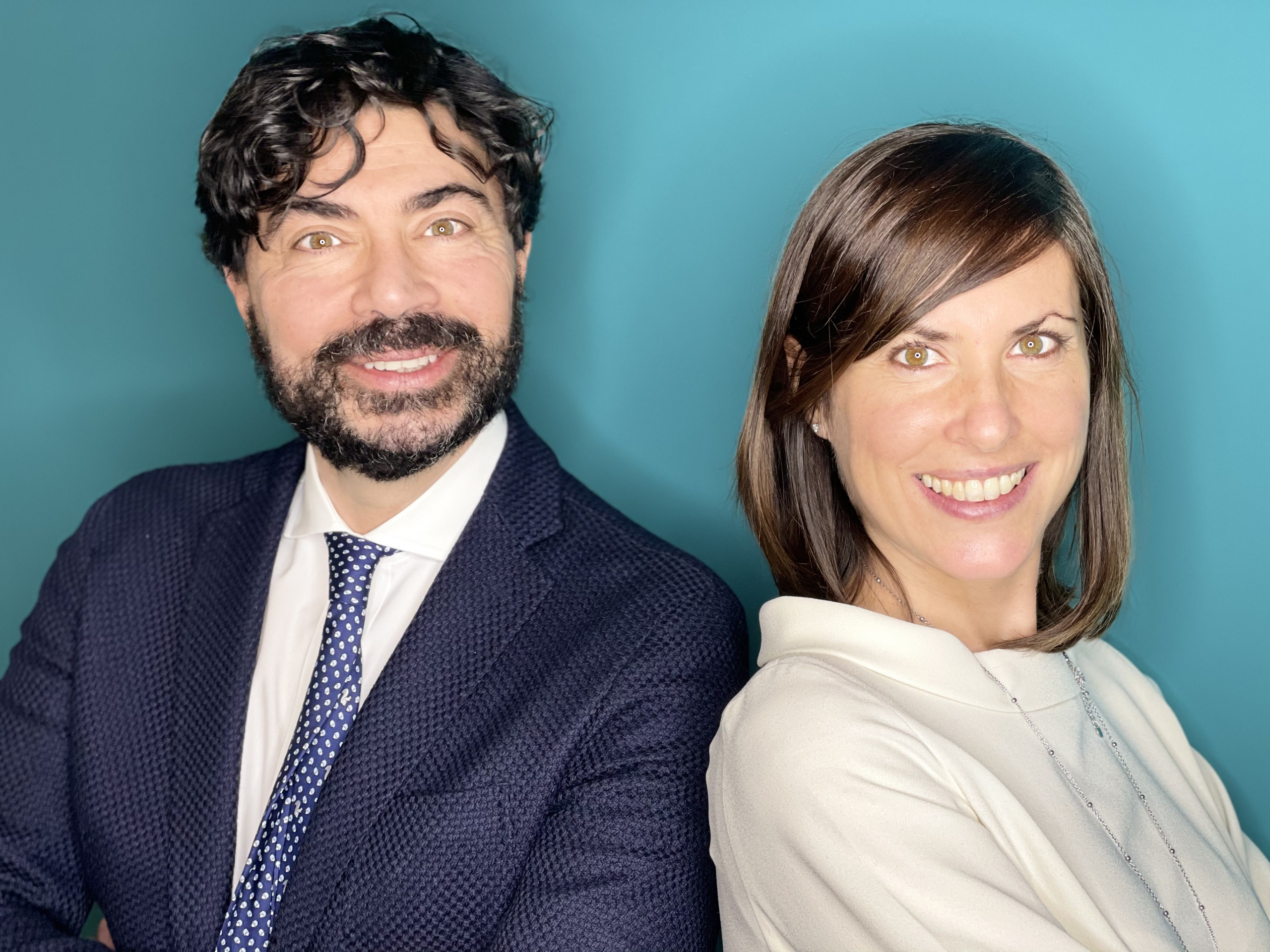 Armando Cecatiello con Laura Veneroni