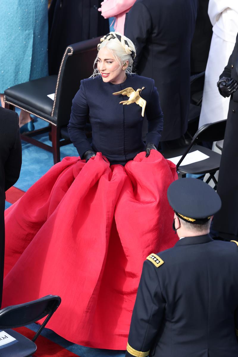 Lady Gaga in Custom Schiaparelli Haute Couture