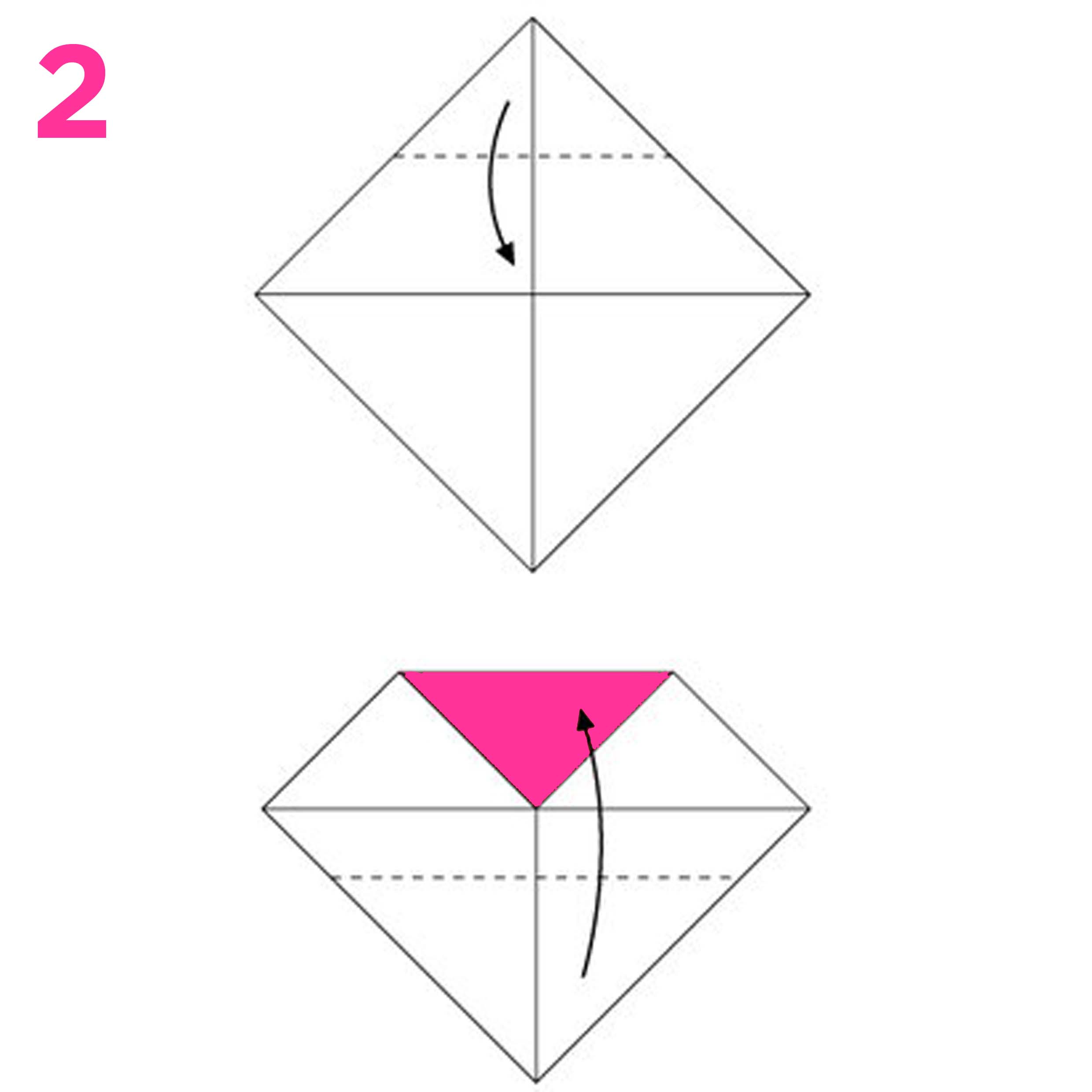 origami cuore facile istruzioni