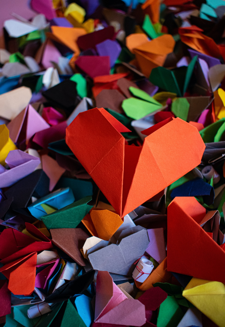 Origami cuore facile da fare con istruzioni step by step Fashion Times